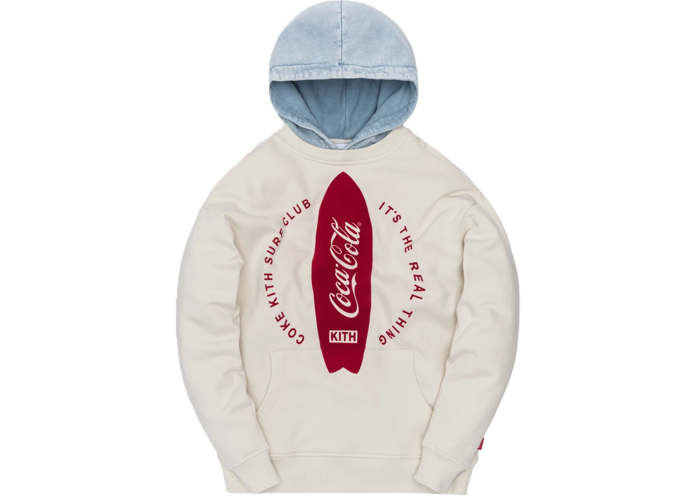 Kith x Coca Cola Surfboard Williams II Hoodie Turtledove Men s
