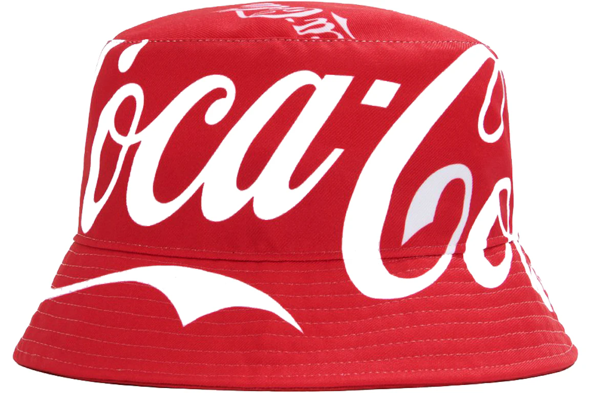 Kith x Coca-Cola x Mitchell & Ness Coke Is It Bucket Hat Red/Multi