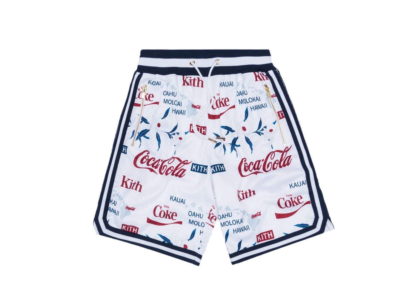 Kith x Coca Cola x Mitchell & Ness Hawaii Shorts White メンズ