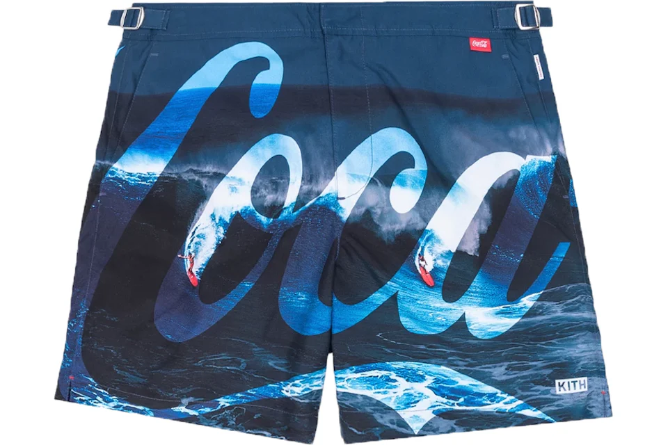 Kith x Coca-Cola x Orelebar Brown Bulldog Swim Trunk Navy