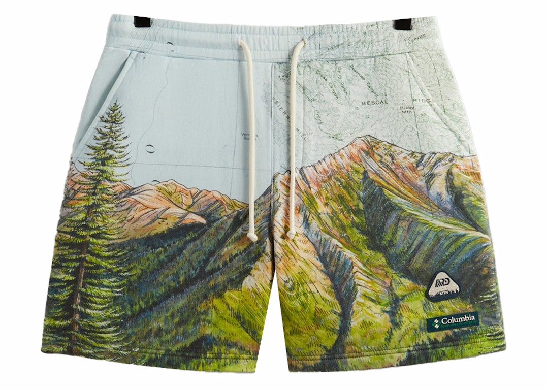 Pre-owned Kith X Columbia Big Sur Fleece Short Arrival