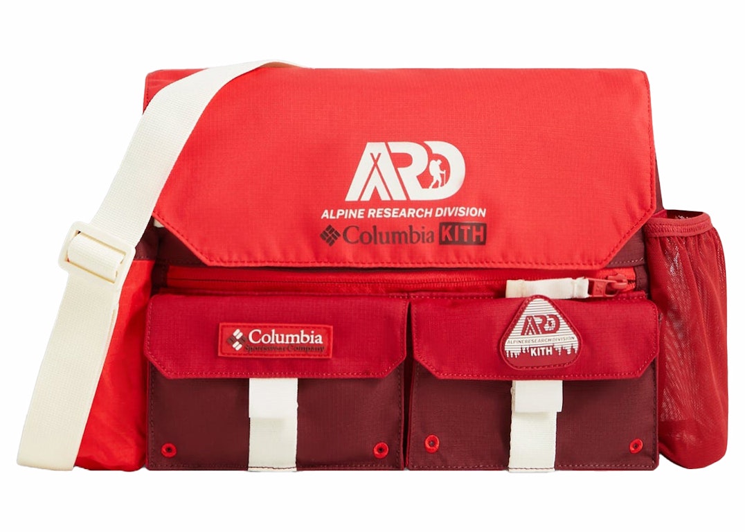 Pre-owned Kith X Columbia Crossbody Bright Red