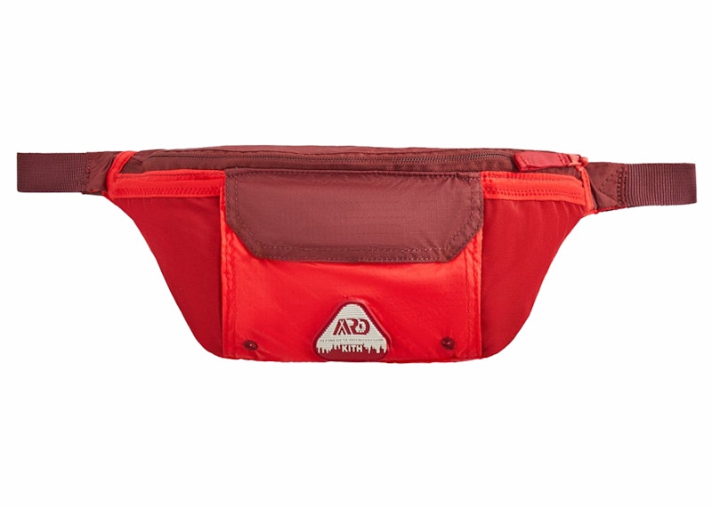 Kith x Columbia Hip Pack Bright Red Men's - SS24 - US