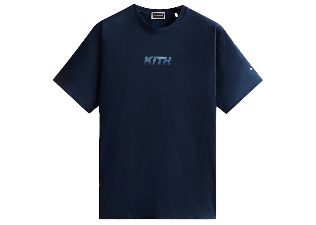 Pre-owned Kith X Columbia Pfg Elemental Tee Nocturnal