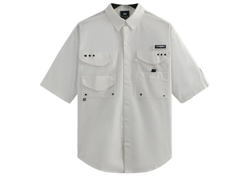 Kith x Columbia PFG Short Sleeve Shirt Sea Salt Men's - SS23 - US Kith x Columbia PFG Short Sleeve Shirt Sea Salt Men's - SS23 - US