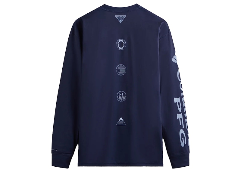 Kith x Columbia PFG Terminal Tackle Long Sleeve Shirt Peacoat