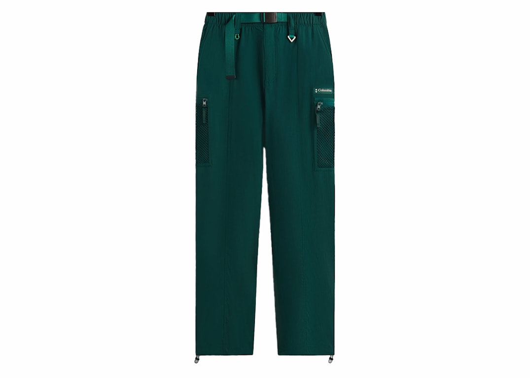 Pre-owned Kith X Columbia Retro Wide Leg Pant Midnight Teal