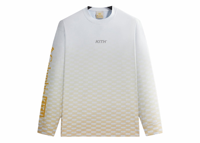 Tシャツ・カットソー Kith x New Balance Spirit L/S Tee Yellow Blue Ombre 2020 Kith x New Balance Spirit L/S Tee Yellow Ombre - SIZE SMALL