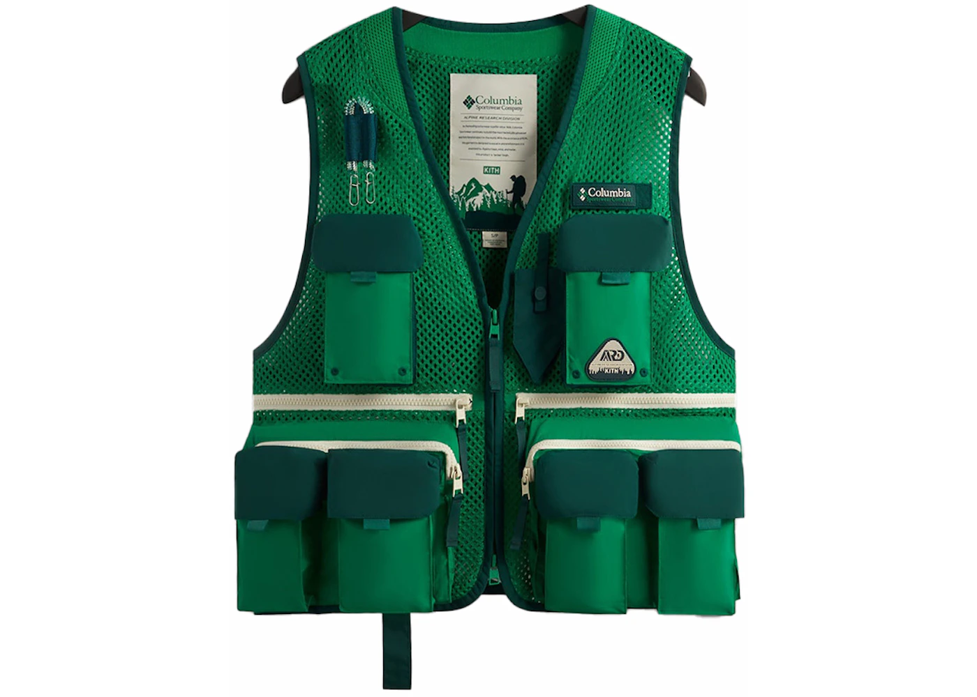 Kith x Columbia Utility Vest Bamboo Forest Men's SS24 US
