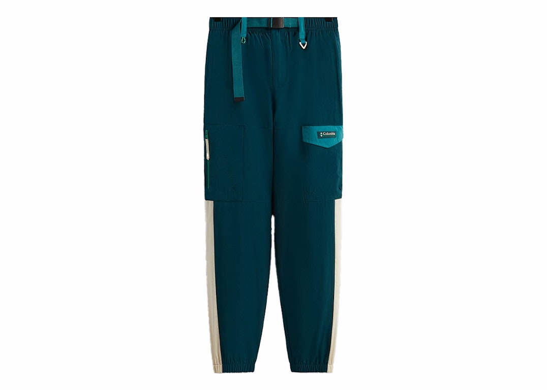 Pre-owned Kith X Columbia Wind Pant Midnight Teal