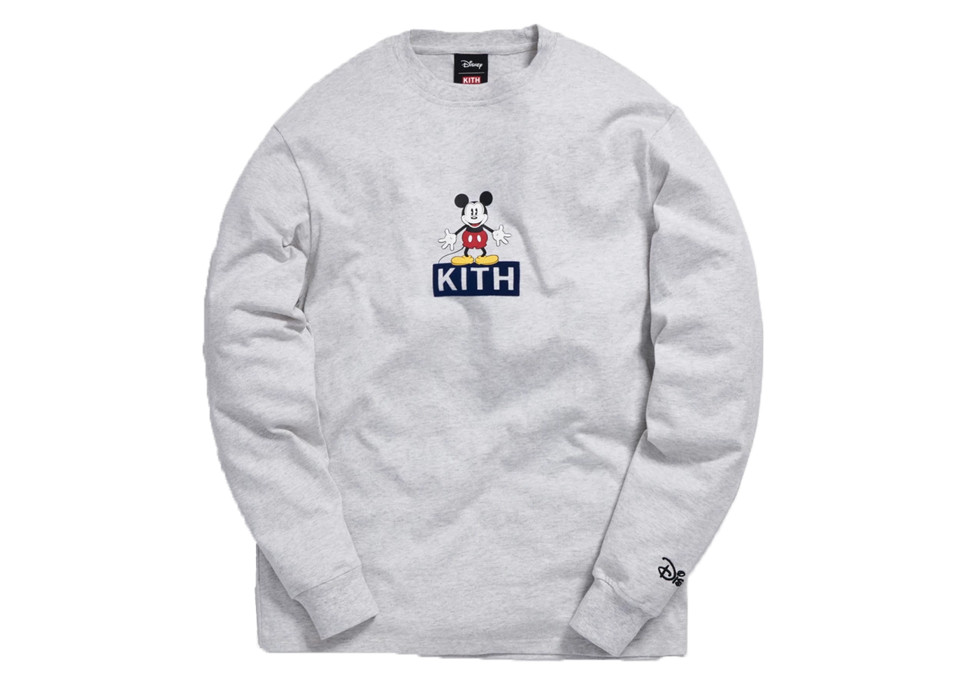 買蔵楽天Kith Classic Logo L/S Tee Grey Small Tシャツ/カットソー(七分/長袖)