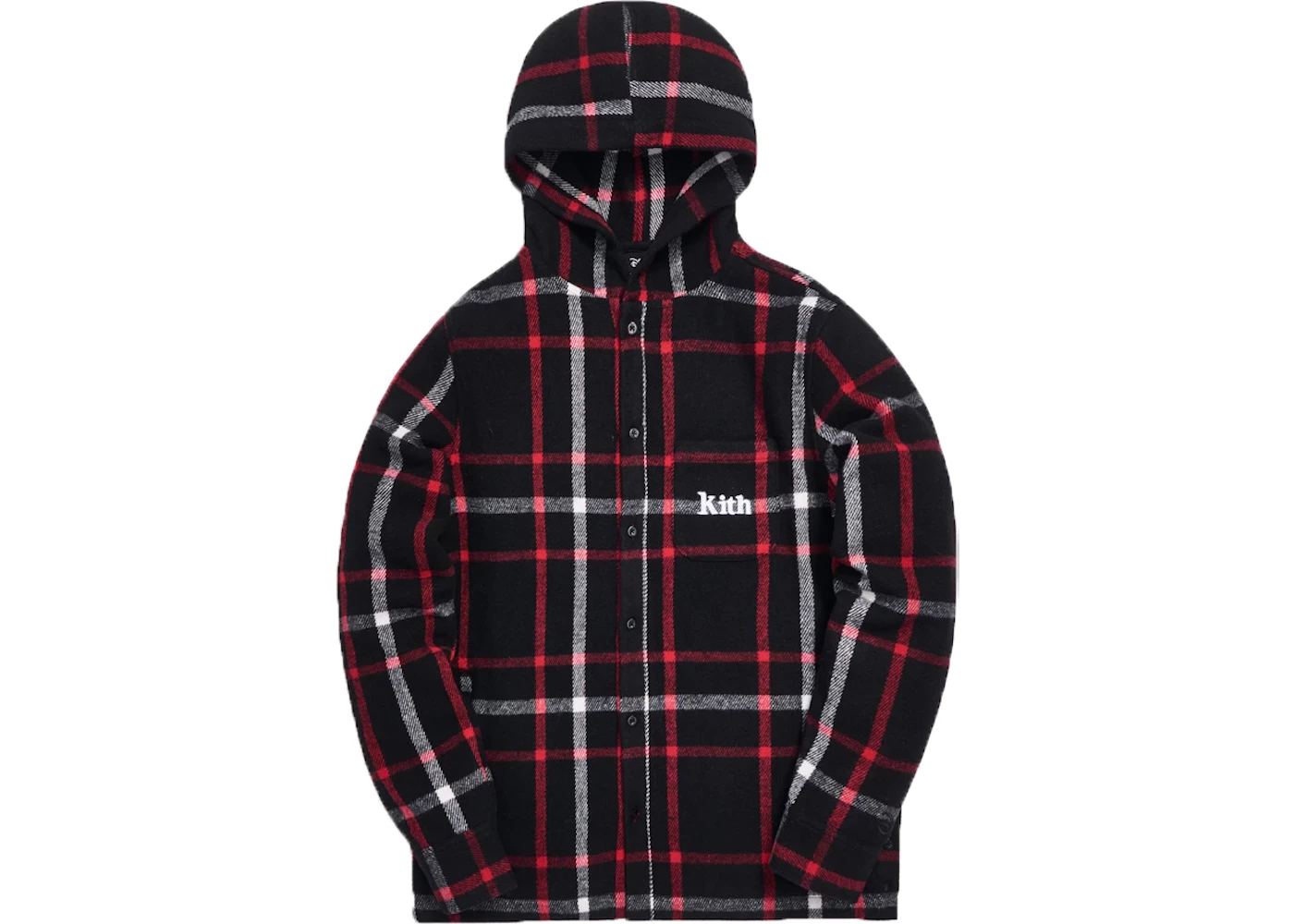 Kith sales plaid hoodie
