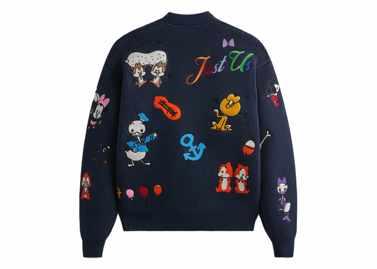 Kith x Disney Mickey & Friends Chunky Yarn Cardigan Nocturnal