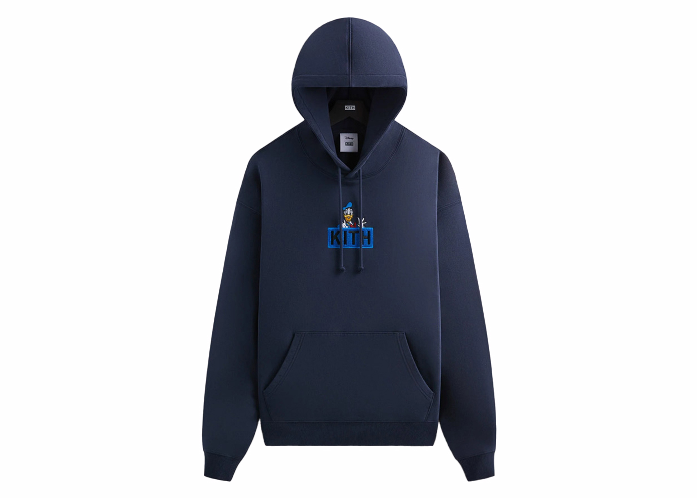 Kith x Disney Mickey & Friends Donald Duck Classic Logo Hoodie Nocturnal