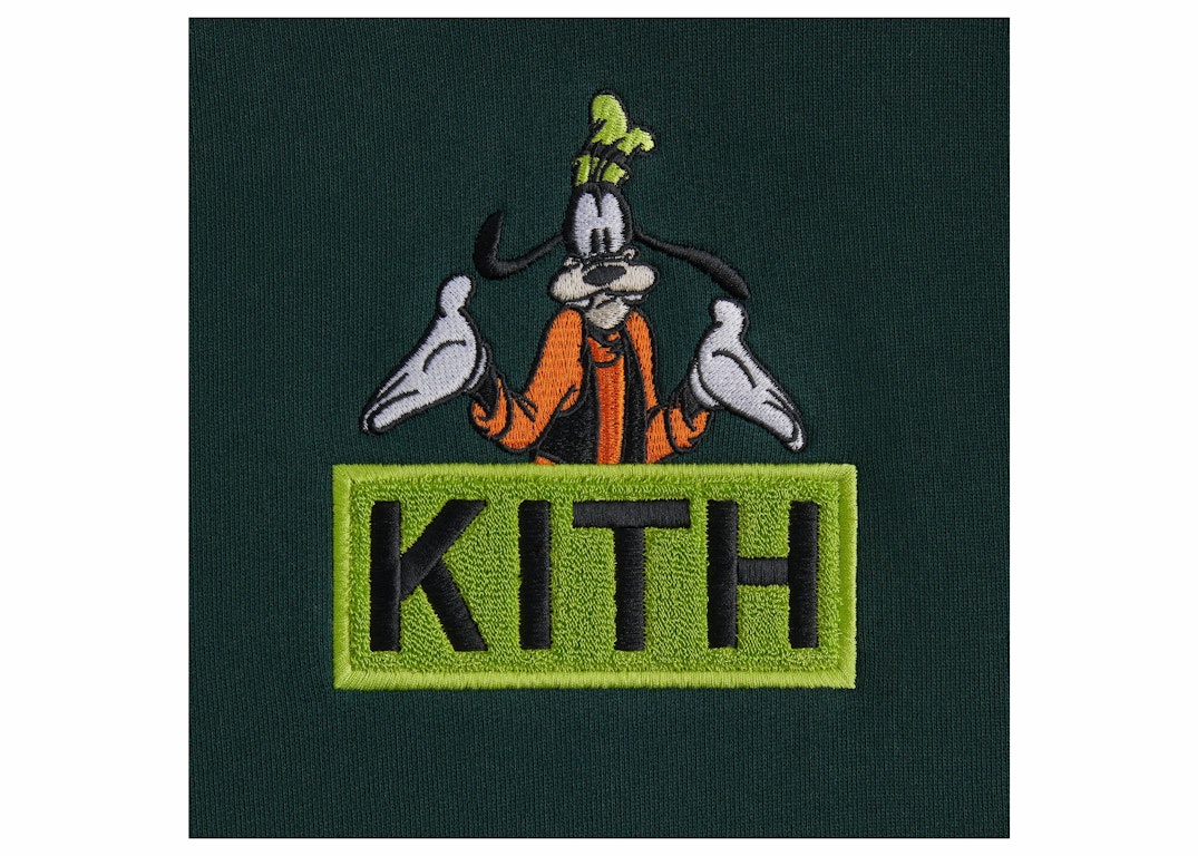 Pre-owned Kith X Disney Mickey & Friends Goofy Classic Logo Hoodie Stadium