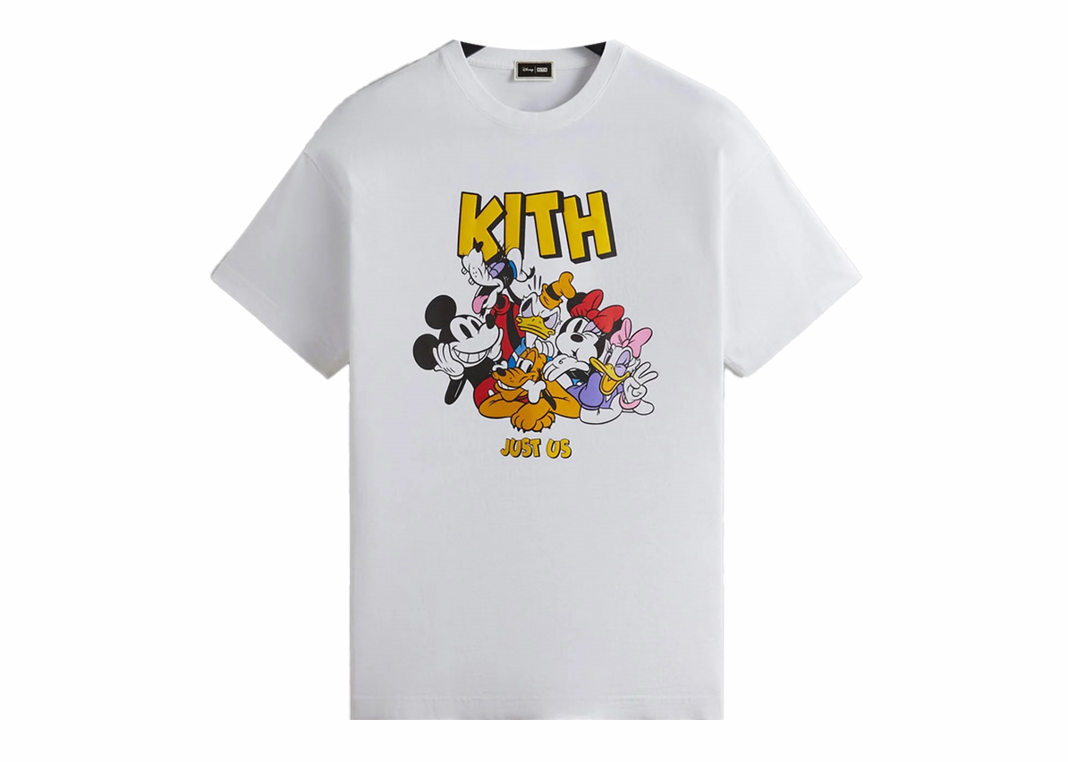 Kith x Disney Mickey & Friends It's All Love Vintage Tee White