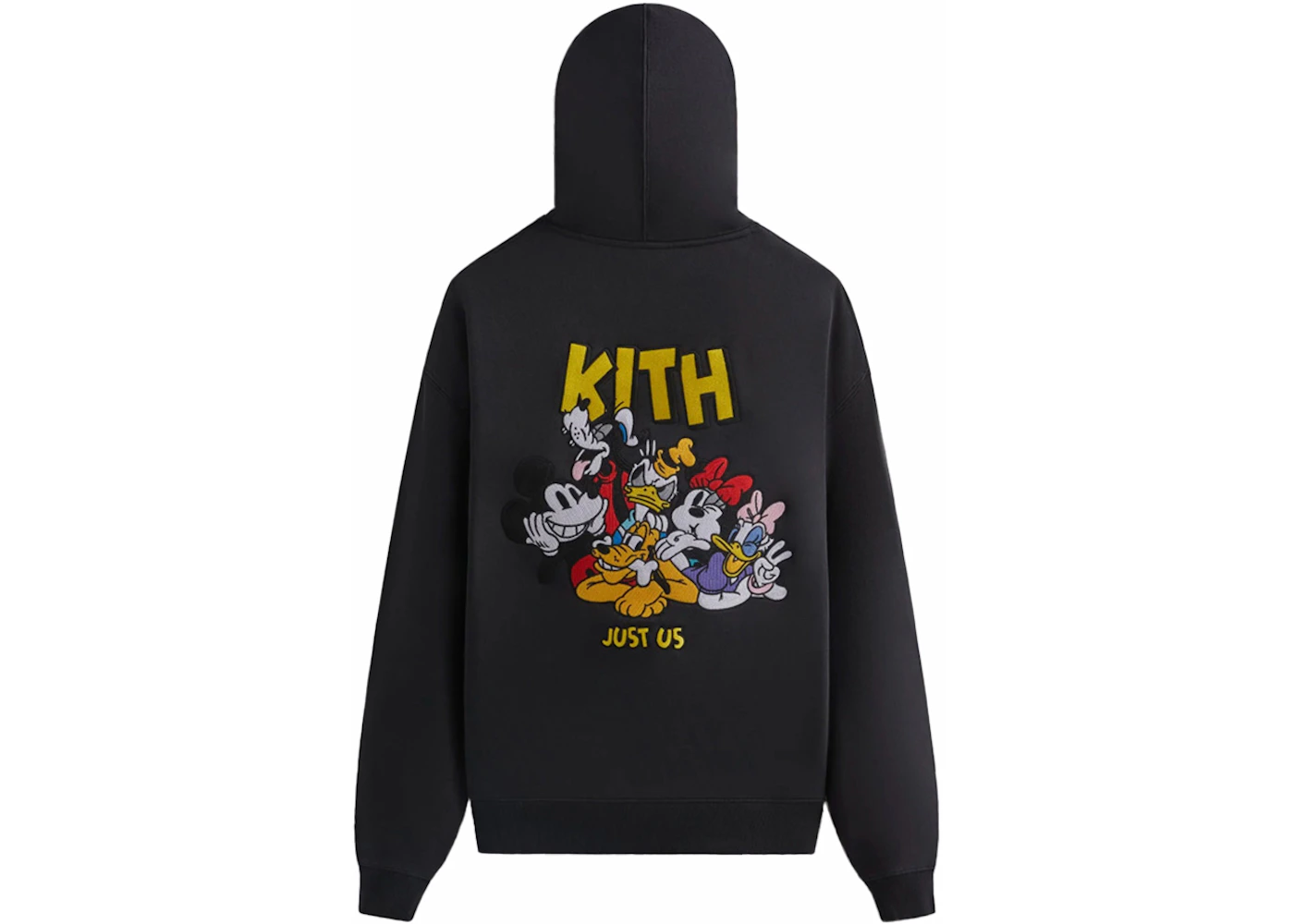 Kith x Disney Mickey & Friends Just Us Williams III Hoodie Black Men's - FW23 - US