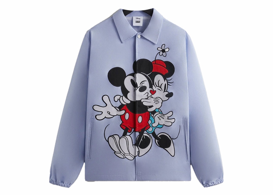 Pre-owned Kith X Disney Mickey & Friends Oxford Coaches Jacket Equilibrium