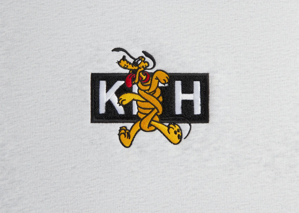Kith x Disney Mickey & Friends Pluto Classic Logo Crewneck Light 