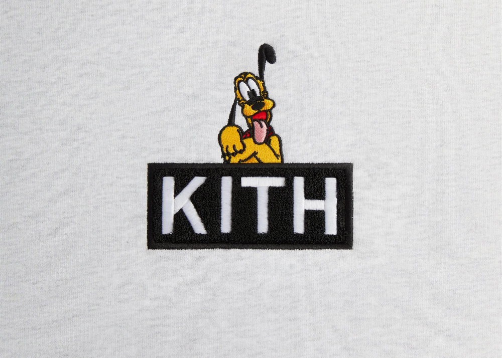 Kith x Disney Mickey & Friends Pluto Classic Logo Hoodie Light ...