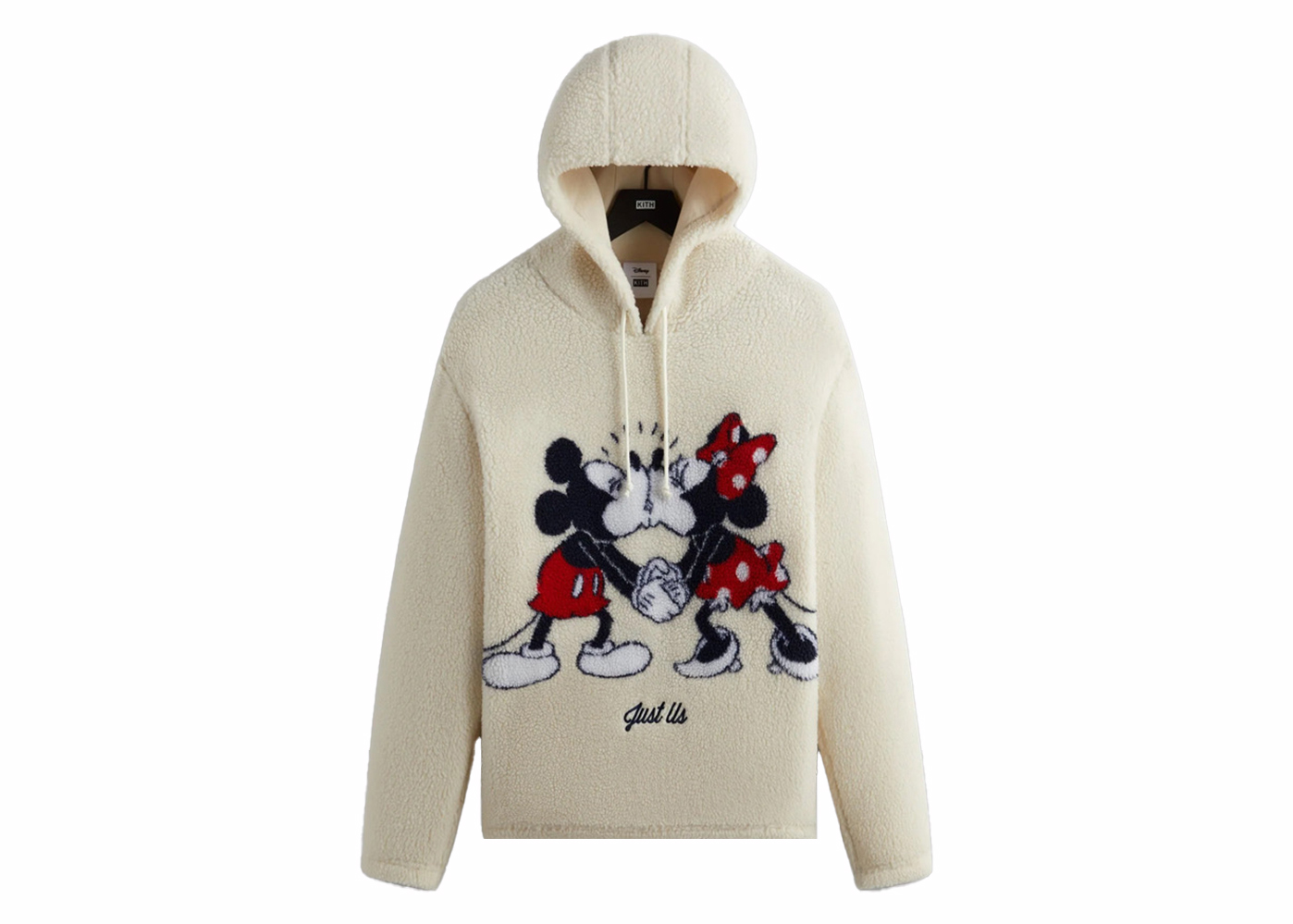 Kith x Disney Mickey & Friends Sherpa Hoodie Sandrift