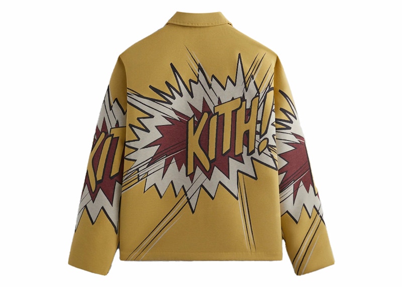 Kith x Disney Mickey & Friends Tapestry Coaches Jacket Beam Men's