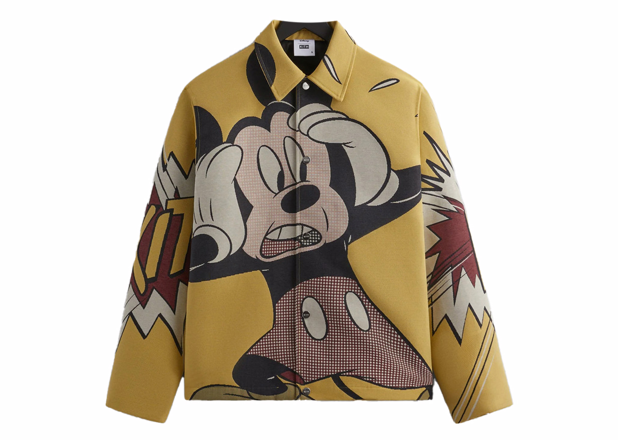 Kith x Disney Mickey & Friends Tapestry Coaches Jacket Beam