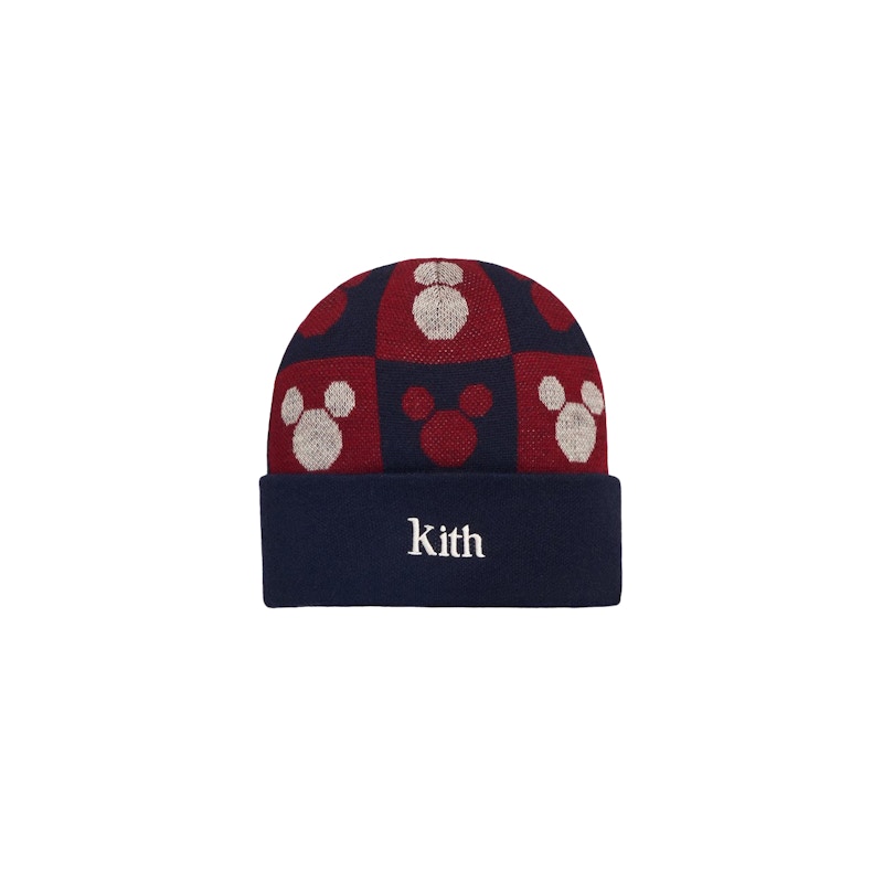 Kith x Disney Dock Mütze mit Monogramm, Rot