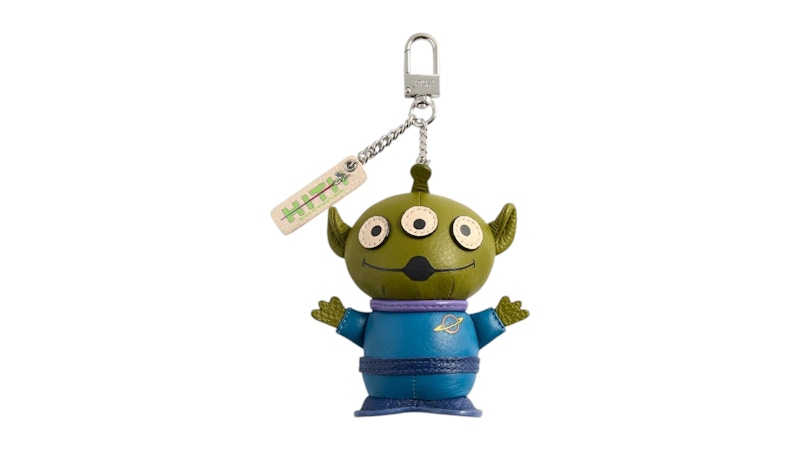 Kith x Disney Pixar Alien Toy Story Leather Key Charm Multicolor