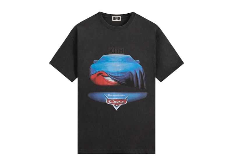 Kith x Disney Pixar Cars Poster Vintage Tee Black - FW25 - JP