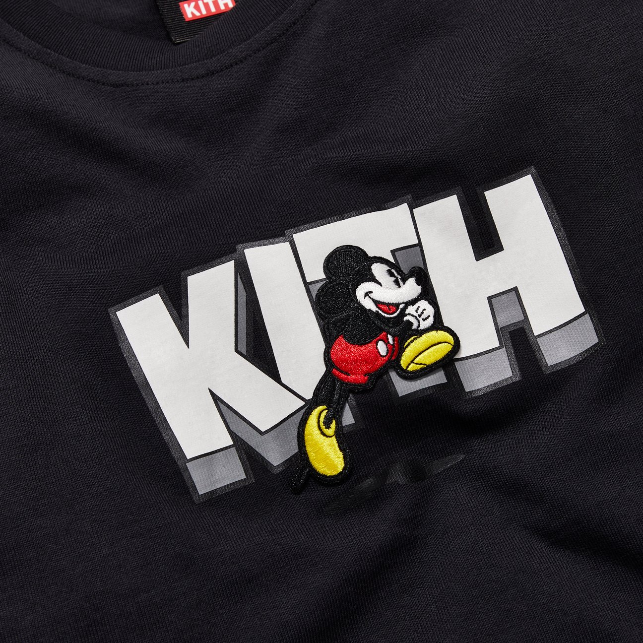 Kith x Disney Running Mickey Tee Black メンズ - FW19 - JP