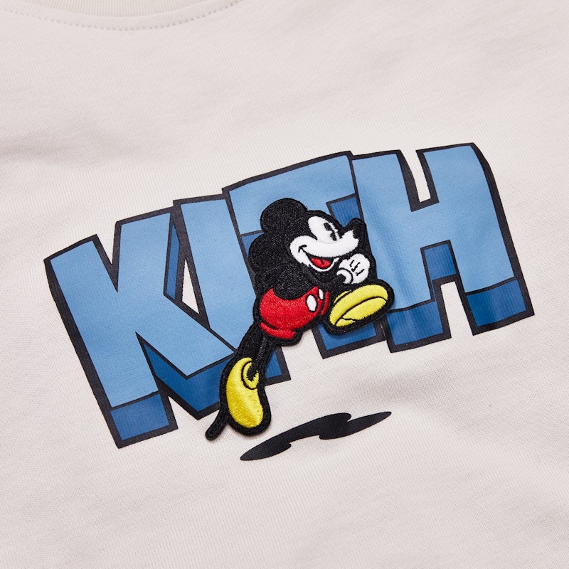 Kith x Disney Running Mickey Tee Turtledove メンズ - FW19 - JP