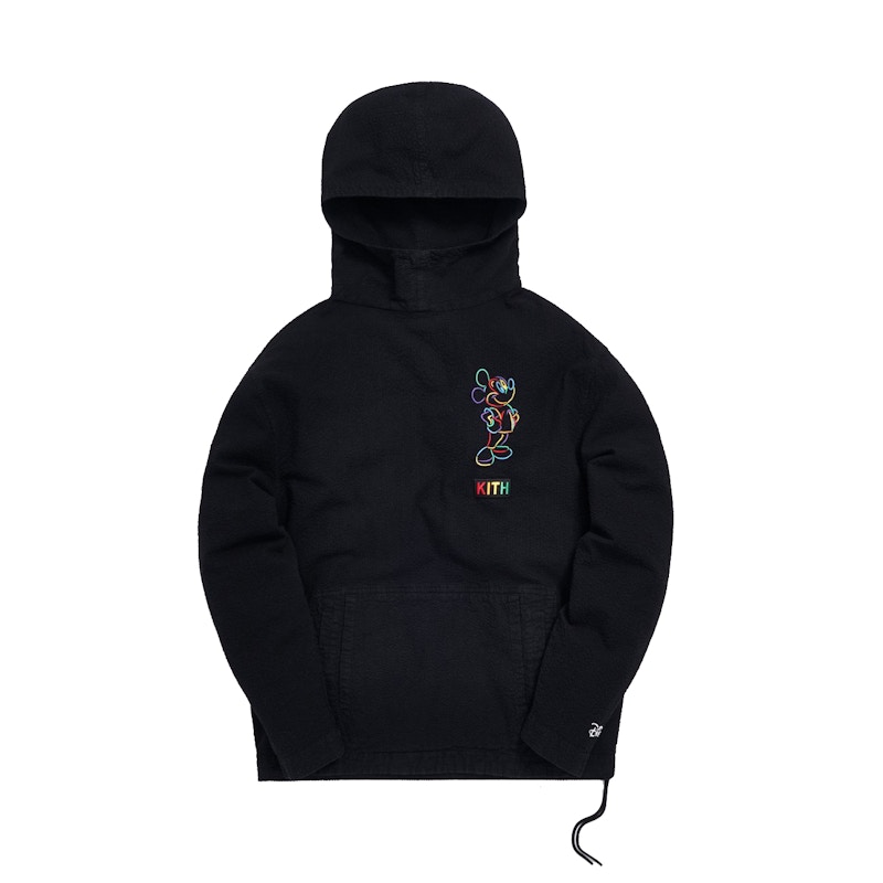 Kith x Disney Seersucker Harrison Pullover Black Men's - FW19 - US