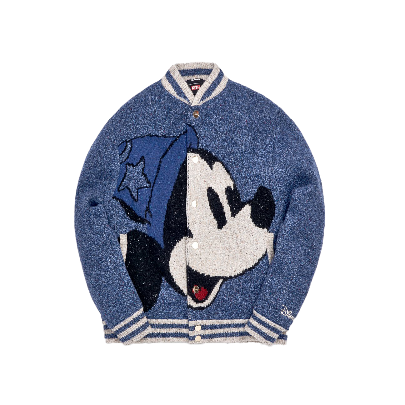 Kith x Disney Varsity Jacket Navy