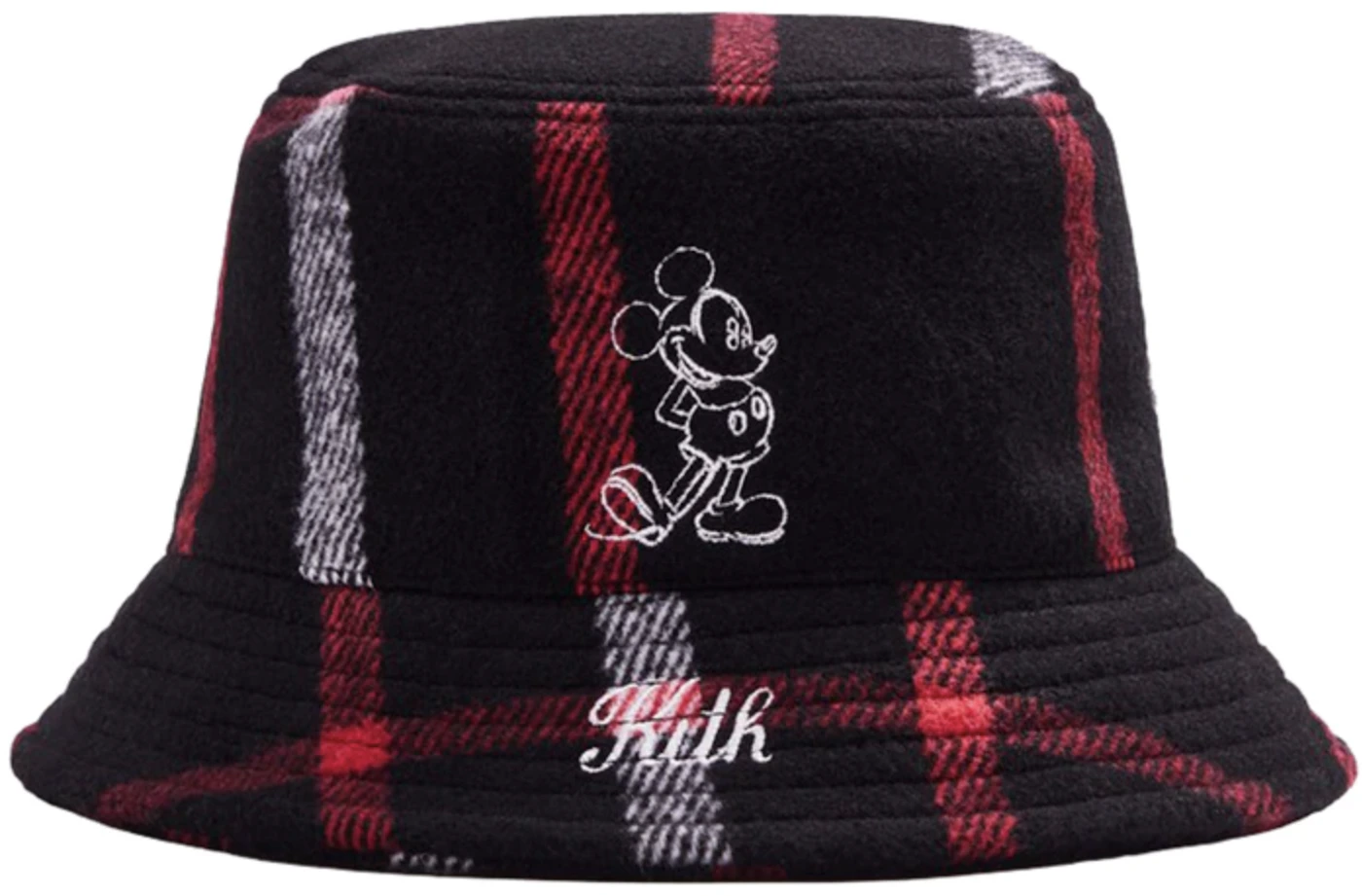 Kith x Disney Wool Bucket Hat Plaid/Black - FW19 - US