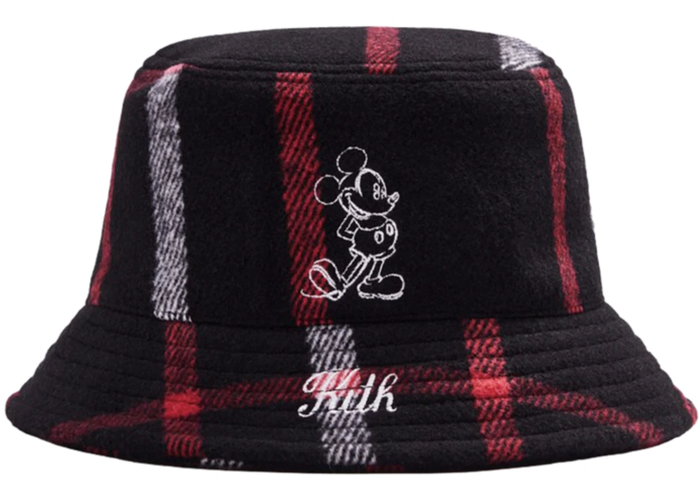 Kith x Disney Wool Bucket Hat Plaid/Black - FW19 - US