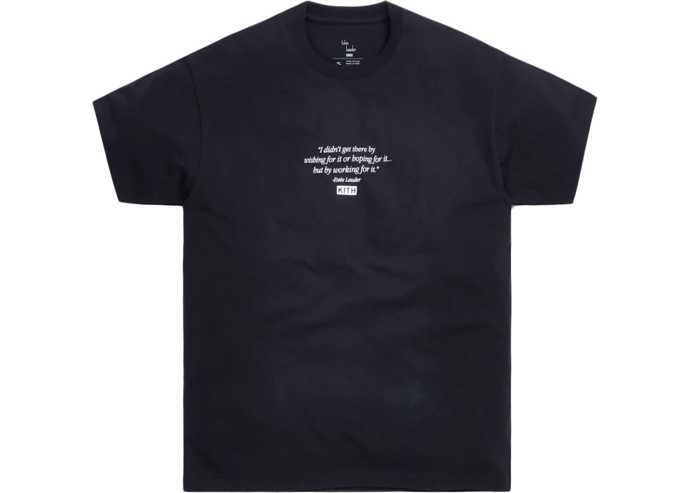 コラボ★ Kith x Estee Lauder International Women's Day Tee Kith x Estee Lauder International Women's Day Tee Black