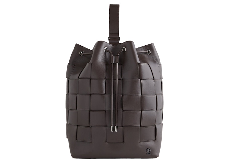 Kith x Giorgio Armani Leather Woven Rucksack Kindling Men's