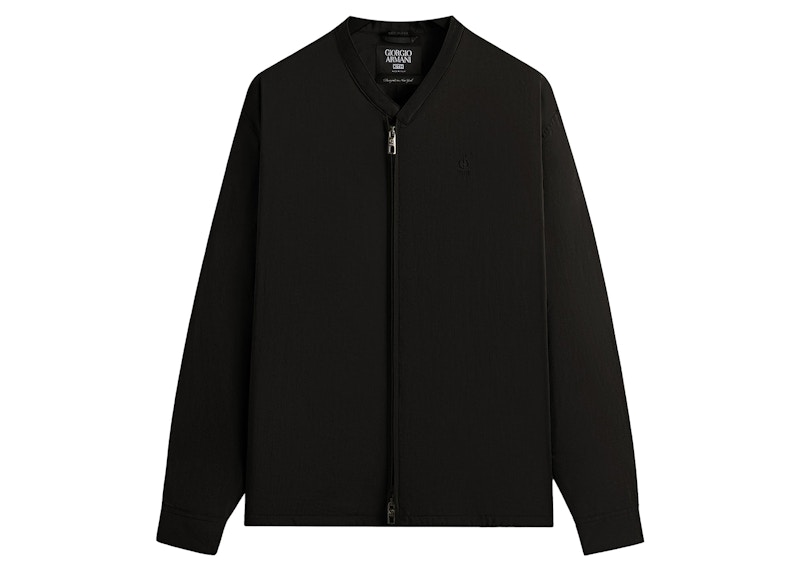 Kith x Giorgio Armani Zip Shirt Black Men's - FW24 - US