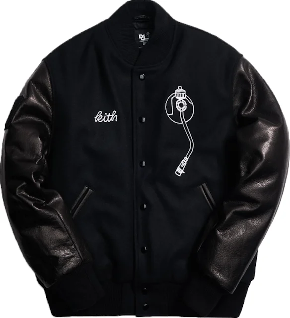 Kith x Golden Bear x Def Jam Varsity Jacket Black Men's - FW19 - US