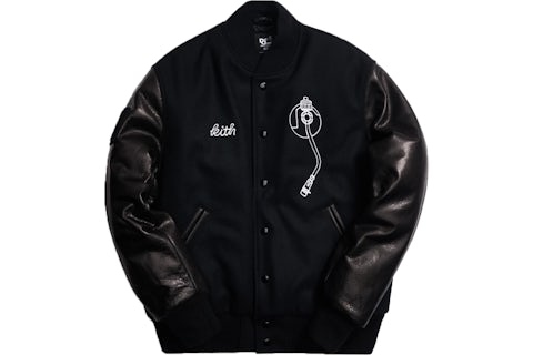 Kith x Golden Bear x Def Jam Varsity Jacket Black Men s FW19 US