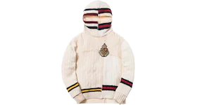 Kith x Greg Lauren Cable Knit Sweater High Tech Hoodie Cream/Multi