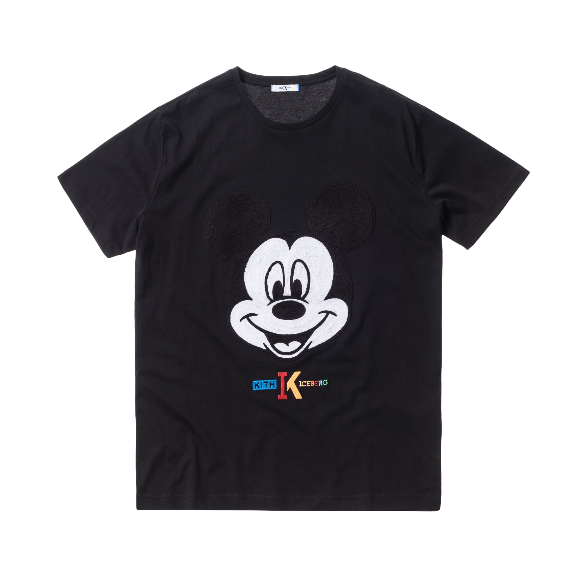 Kith x Iceberg Mickey Tee Black Men's - SS18 - US