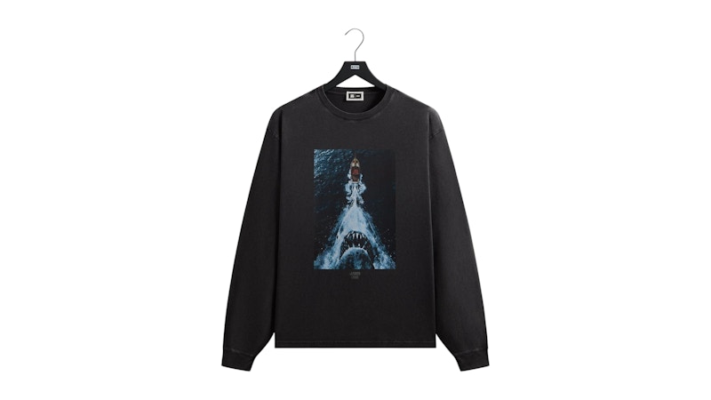 トップス Kith for JAWS Boat Poster Vintage Tee L Kith x JAWS Boat Poster Vintage Tee Black Men's - FW25 - US