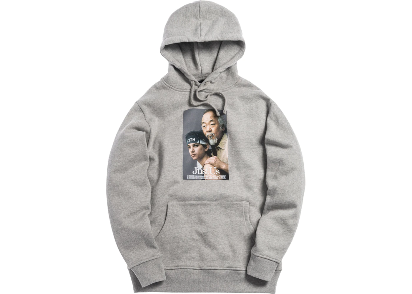 Kith x Karate Kid Hoodie Heather Grey Men s FW18 GB