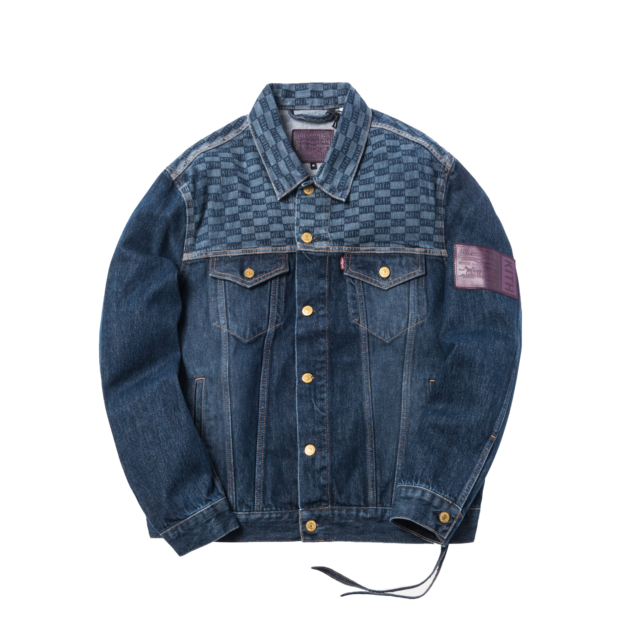 【人気商品】KITH Levis リーバイス コラボ monogram jacket Gジャン/デニムジャケット