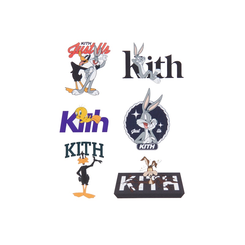 Kith x Looney Tunes 6 Sticker Pack Multi - US