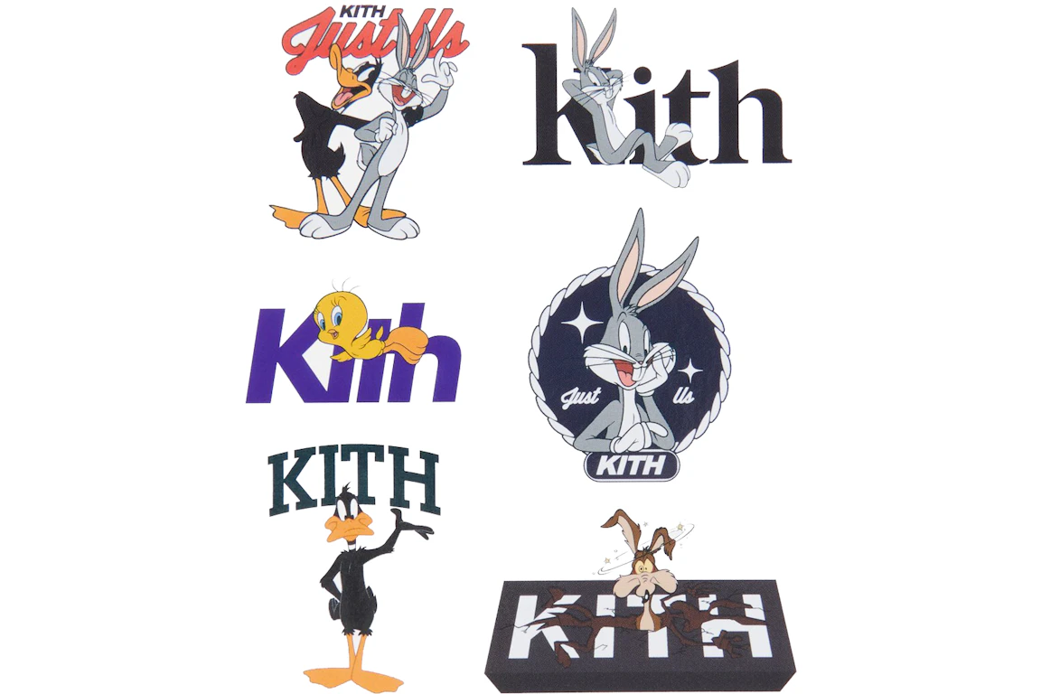 Kith x Looney Tunes 6 Sticker Pack Multi