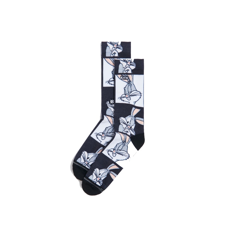 Kith x Looney Tunes x Stance Bugs Tile Sock Grey Men s SS20 GB