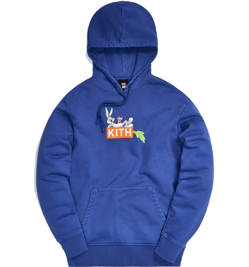 Kith x Looney Tunes Carrot Hoodie Blue Men's SS20 US